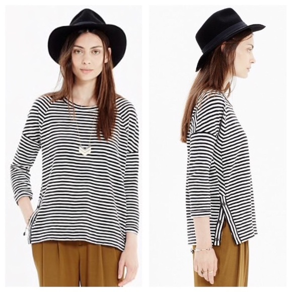 Madewell Tops - Madewell Side Button Dolman Sleeve Top